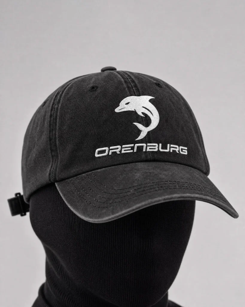 Black Gothic Baseball Cap | Minimalist Streetwear