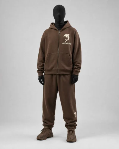 Buy Brown Hoodie Set | Premium Streetwear