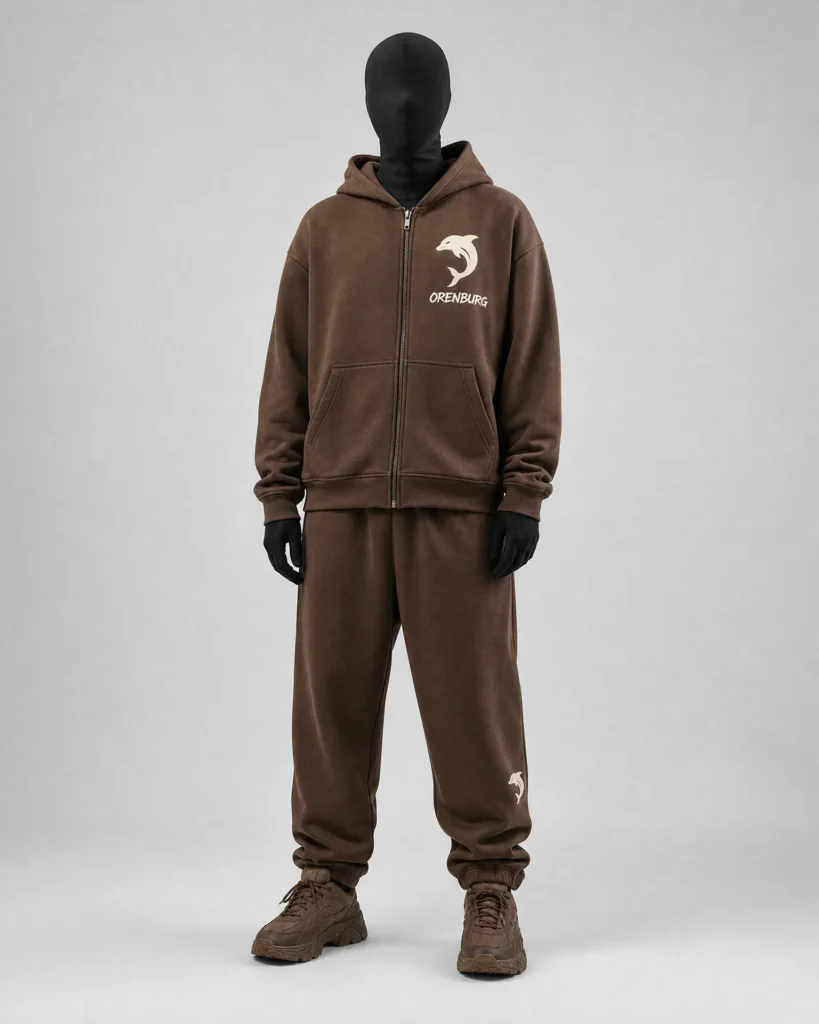 Buy Brown Hoodie Set | Premium Streetwear