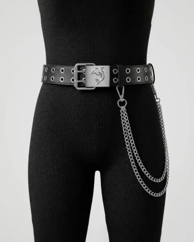 Perforated Belt With Chain Hanging | Orenburg