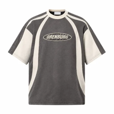 Washed Grey Racing T-Shirt
