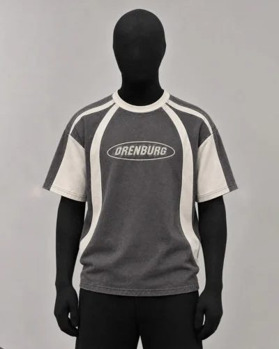 Washed Grey Racing T-Shirt